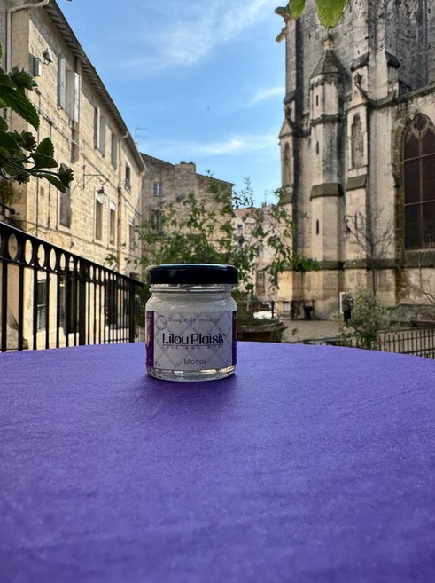 Avantage carte programme infidélité : Photo produit bougie de massage